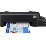 Imprimanta inkjet color CISS Epson L121, dimensiune A4, viteza max 9 ppm alb-negru, 4,8ppm color, re